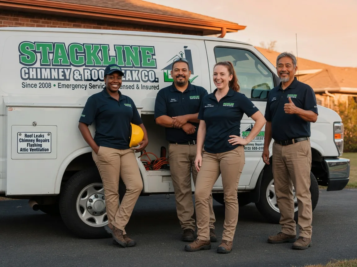 Chimney flashing repair company in Flatwoods, LA